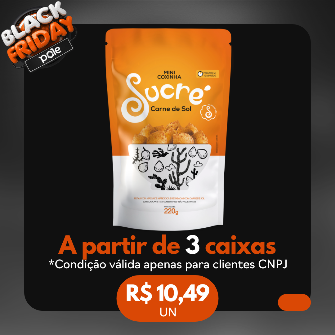 Coxinha Carne de Sol 220g - Sucré
